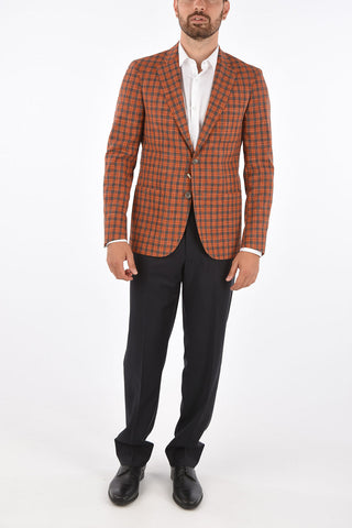 CC COLLECTION plaid REWARD 2-button blazer