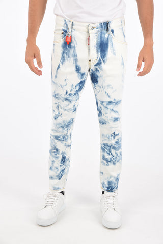 Stretch Cotton SKATER Acid Washed Jeans 16 Cm