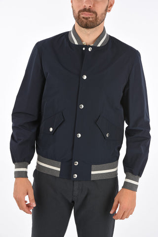 Inner Pocket Snap Button Bomber