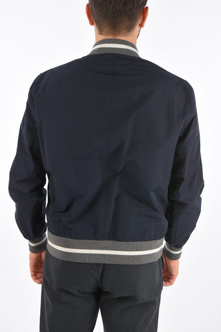 Inner Pocket Snap Button Bomber