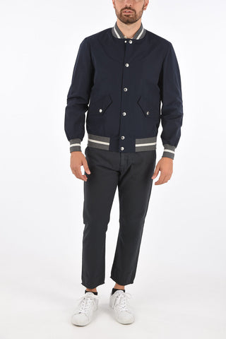 Inner Pocket Snap Button Bomber