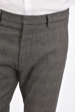 Checked HOCKNEY FIT Cropped Pants