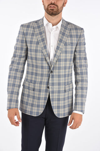CC COLLECTION district check RESET 2-button blazer