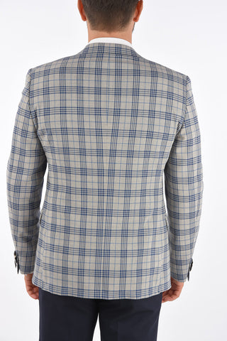 CC COLLECTION district check RESET 2-button blazer