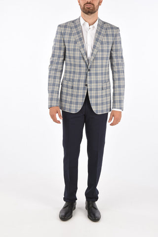 CC COLLECTION district check RESET 2-button blazer