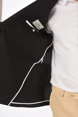 CC COLLECTION center vent double-breasted blazer