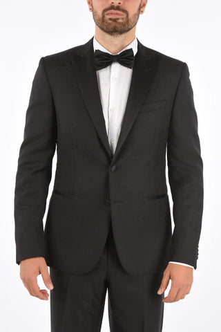 CC COLLECTION jacquard CEREMONY RESET 2 Button  tuxedo jacket