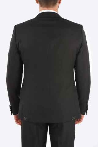 CC COLLECTION jacquard CEREMONY RESET 2 Button  tuxedo jacket
