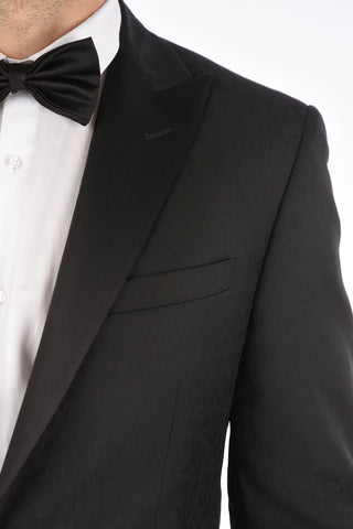 CC COLLECTION jacquard CEREMONY RESET 2 Button  tuxedo jacket