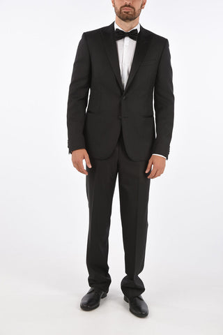CC COLLECTION jacquard CEREMONY RESET 2 Button  tuxedo jacket