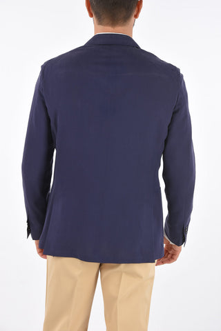 ID silk 2-button blazer