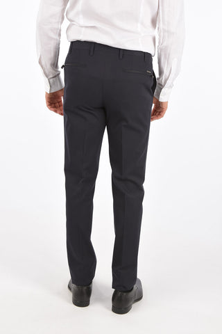 Hidden Closure Straight Fit Pants