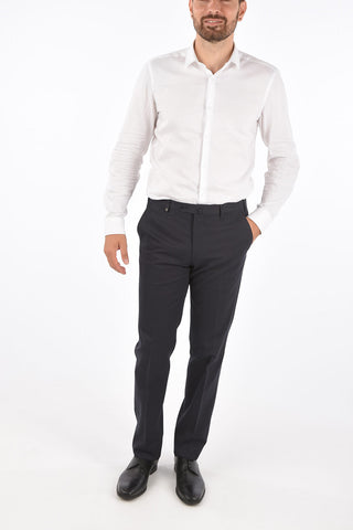 Hidden Closure Straight Fit Pants