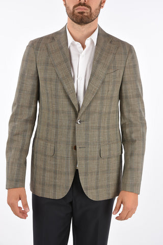 CC COLLECTION windowpane check RETAILORED 2-button blazer