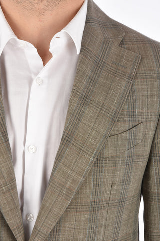 CC COLLECTION windowpane check RETAILORED 2-button blazer