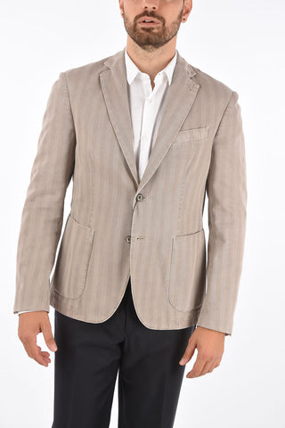 CC COLLECTION bengal striped 2-button blazer