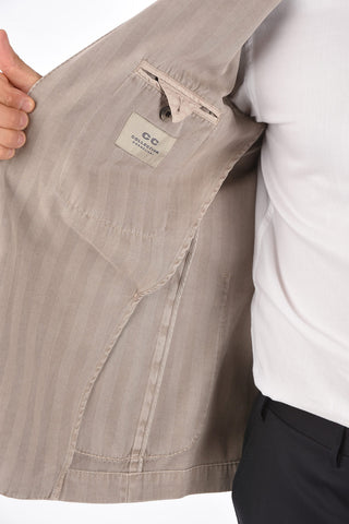 CC COLLECTION bengal striped 2-button blazer