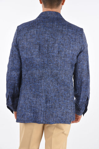 ID Linen IDENTITY 3 Button Utility Blazer