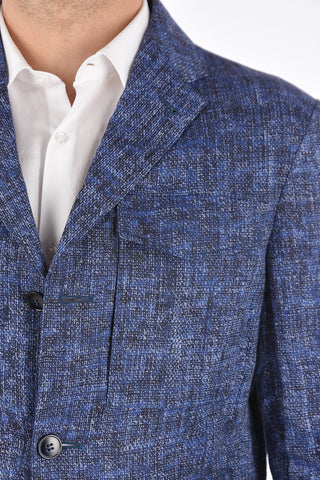 ID Linen IDENTITY 3 Button Utility Blazer