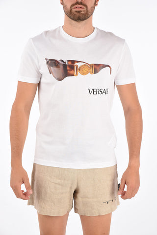 Printed Taylor Fit Crew-Neck T-Shirt