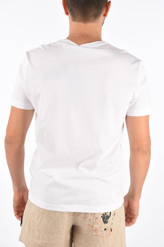 Printed Taylor Fit Crew-Neck T-Shirt