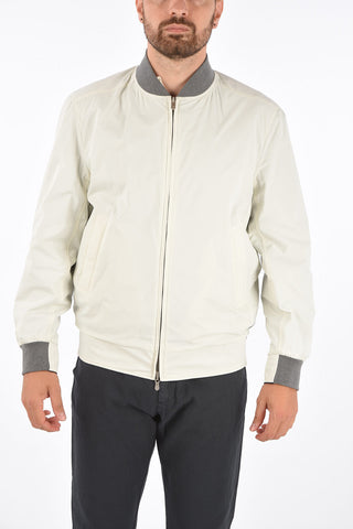 Leather Reversible Bomber