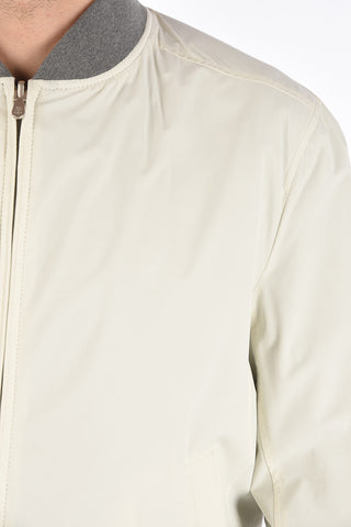 Leather Reversible Bomber