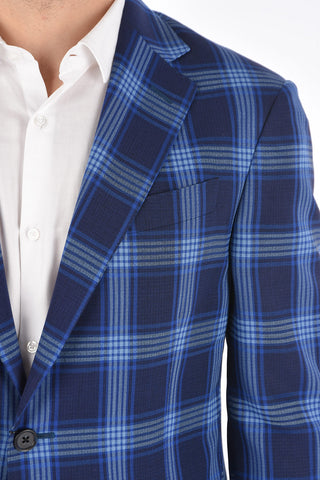 CC COLLECTION district check SPORTSWEAR 2-button blazer