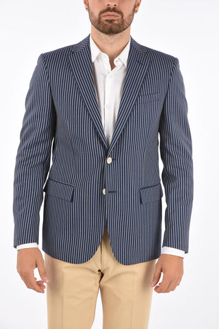 CC COLLECTION hairline striped REFINED 2-button blazer