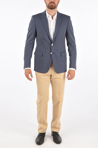 CC COLLECTION hairline striped REFINED 2-button blazer