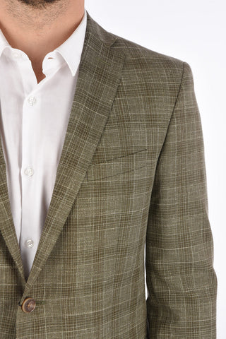CC COLLECTION district check RESET 2-button blazer