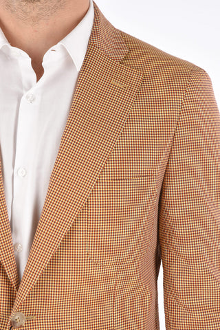 CC COLLECTION shephard's check REWARD 2-button blazer