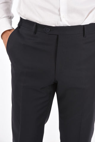 Extrafine Wool LEADER suspenders buttons trousers