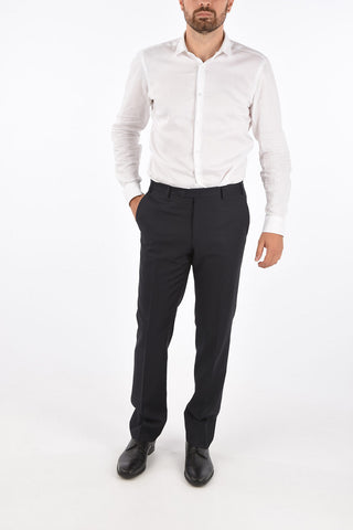 Extrafine Wool LEADER suspenders buttons trousers