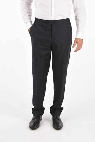 pantalone ad orlo dritto LEADER in Lana Vergine Extrafine