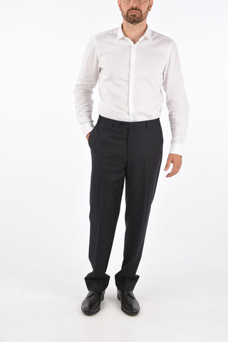 pantalone ad orlo dritto LEADER in Lana Vergine Extrafine