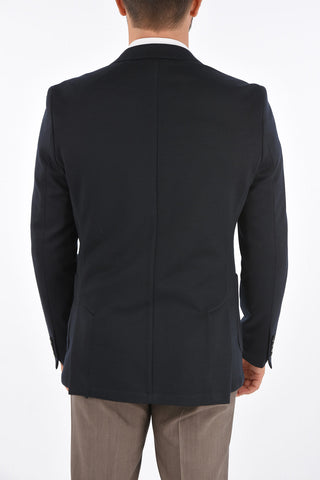 CC COLLECTION patch pocket INTERLOCK PENYE 2-button blazer
