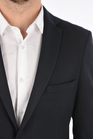CC COLLECTION patch pocket INTERLOCK PENYE 2-button blazer