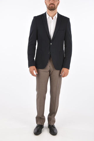 CC COLLECTION patch pocket INTERLOCK PENYE 2-button blazer
