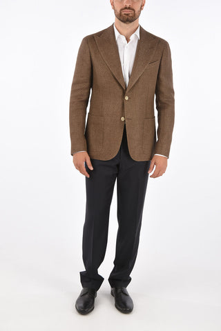 CC COLLECTION peak lapel REWARD 2-button blazer