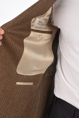 CC COLLECTION peak lapel REWARD 2-button blazer