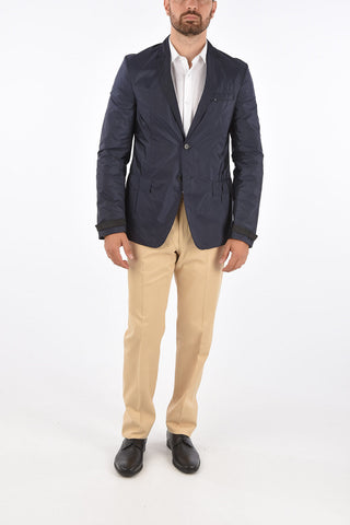 Blazer con Revers Classico e Taschino con Zip
