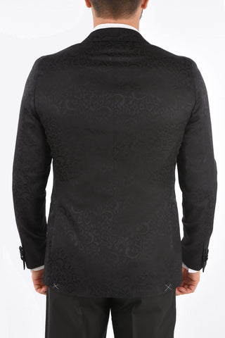 CC COLLECTION jacquard CEREMONY REWARD 2-button tuxedo jacket