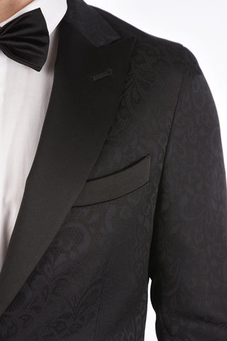 CC COLLECTION jacquard CEREMONY REWARD 2-button tuxedo jacket