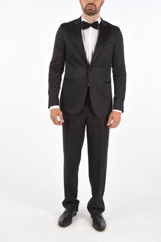 CC COLLECTION jacquard CEREMONY REWARD 2-button tuxedo jacket