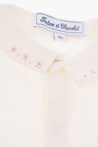 Body a manica lunga in cotone stretch