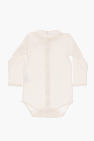Body a manica lunga in cotone stretch