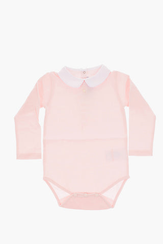 Body a manica lunga in cotone stretch