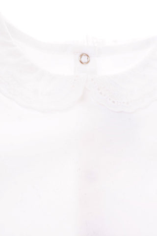 stretch cotton long sleeve bodysuit
