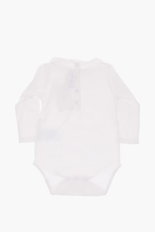 stretch cotton long sleeve bodysuit